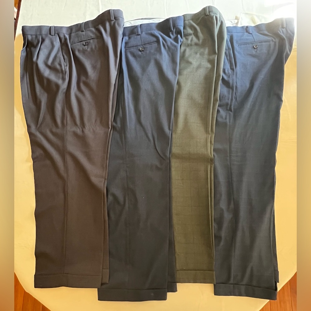 Ralph Lauren Men’s Blue and Grey 42W Dress Pants Bundle